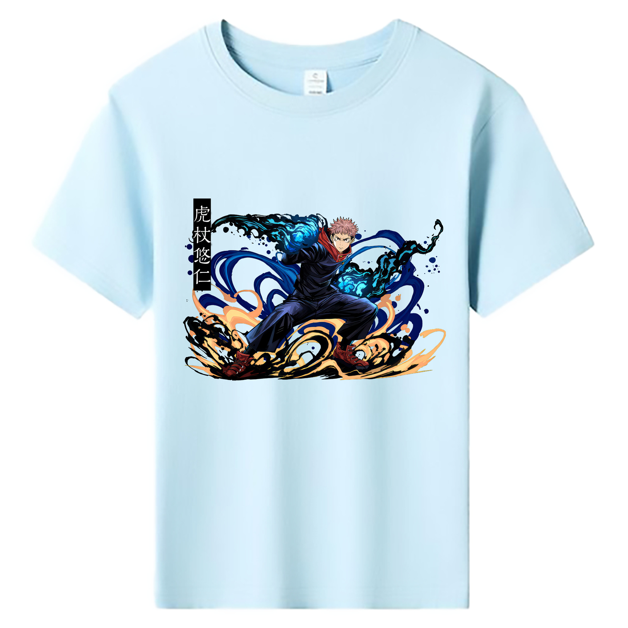 （画像用） 呪術廻戦 Jujutsu Kaisen 綿100％キッズTシャツ（フロントプリント）